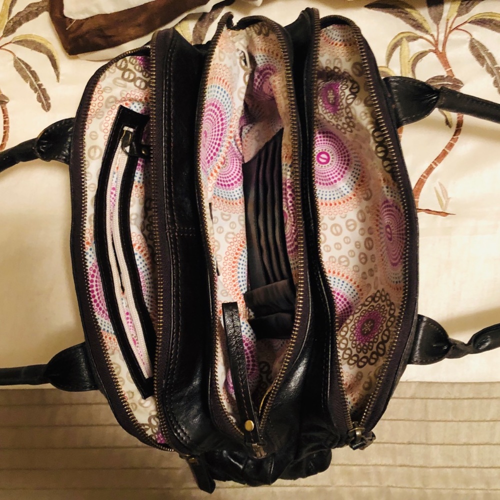 Leather Latico Satchel